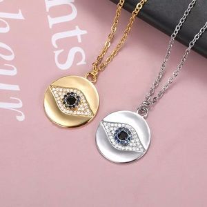 *NEW* Silver & Gold Evil Eye Necklace